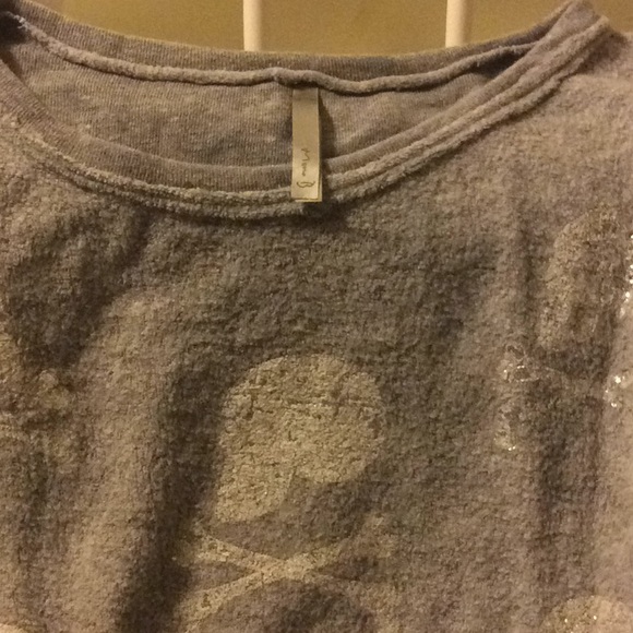 Mono B Fleece Skull Crewneck - Picture 2 of 3